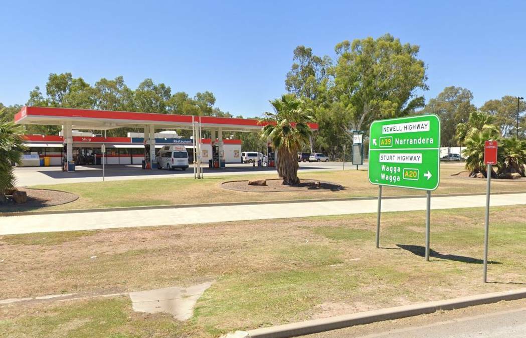 Caltex Narrandera at Gillenbah, which was been added to a NSW Health list of COVID-19 exposure sites after a Victorian woman drove through the town on the way to the Sunshine Coast. Picture: Google Maps