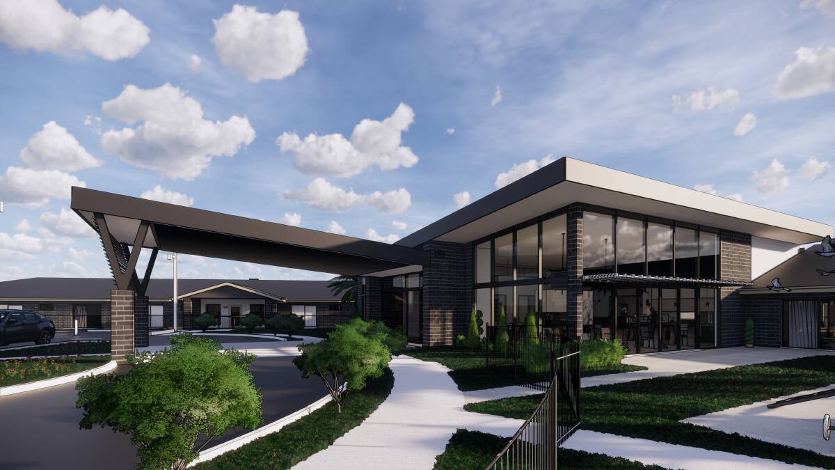 VISION: A render of the aged care home being built at the old Charles Sturt site. Picture: Signature Care 