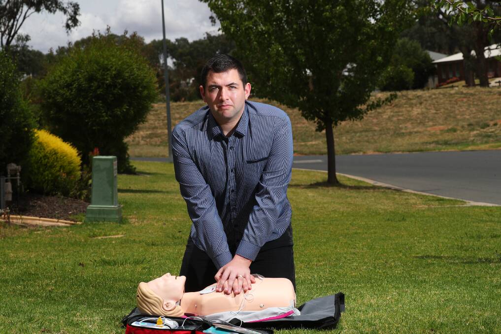 RAPID RESPONSE: Rory McKenzie funneled his passion for helping others into starting his first aid business earlier this year. Picture: Emma Hillier 