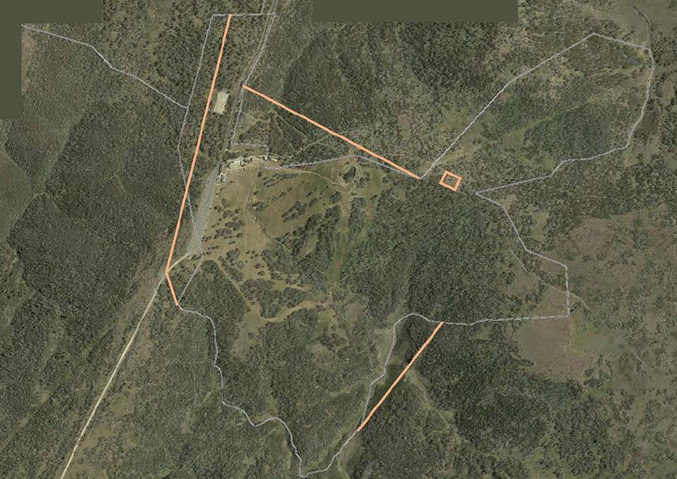 Aerial photograph showing new lease boundaries for Selwyn Snow Resort. Image: DPIE
