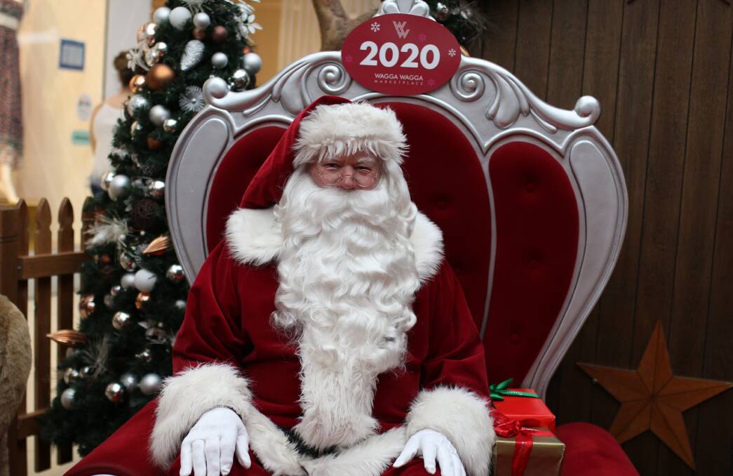 MERRY CHRISTMAS: Santa's arrival at the Wagga Marketplace in 2020. 