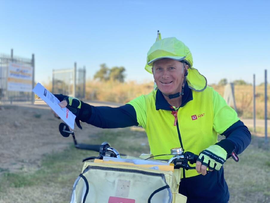 WITH A SMILE: Knud Joergen Olesen-Jensen says the Australia Post workplace in Wagga is almost like one big family. Picture: Annie Lewis 