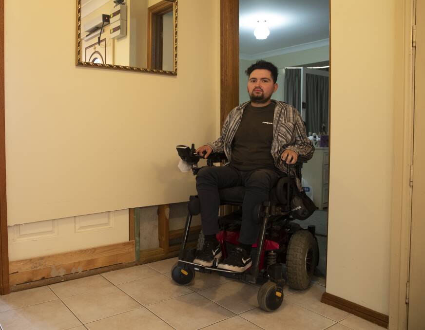 RAGING: Oscar Cruz feels hard done by after a storm wrecked his home but his insurance company rejected his family's claim. Picture: Madeline Begley