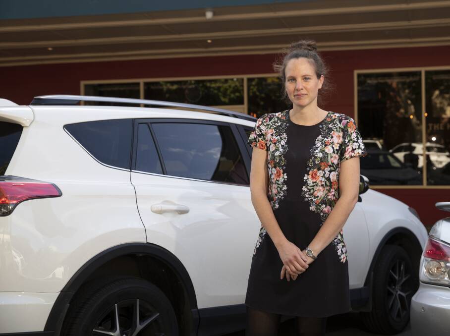 RESERVED: Wagga councillor Georgie Davies is proposing the city make some of its most in-demand parking spaces off limits to petrol-powered cars. Picture: Madeline Begley