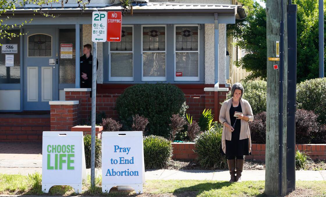 HOT TOPIC: Letter-writers are divided over plans for a protester exclusion zone around the Albury abortion clinic.