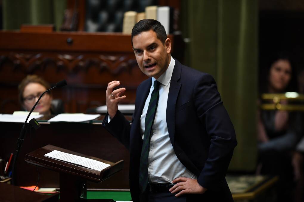 EMOTIVE ISSUE: NSW Member for Sydney Alex Greenwich speaks during debate on the abortion bill last week. Picture: AAP Image/Joel Carrett