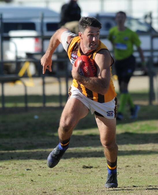 KEY ROLE: Ben Absolum led from the front for East Wagga-Kooringal. 