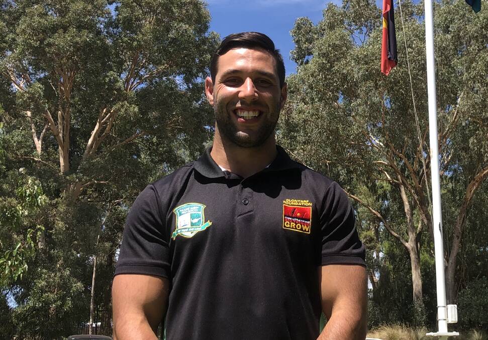 Rose at Mt Austin High School on Friday. The two-time NSW Country representative is one of four Southcity players in the Riverina squad taking on NRL club South Sydney.