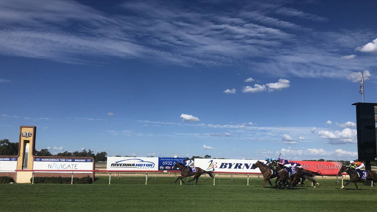 Saturday's meeting at Wagga almost felt like a return to pre-COVID days. Picture: Peter Doherty