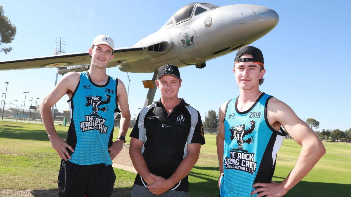 TRYC had high hopes of fielding a 17s team, led by rising stars Jack Driscoll, left, and Luke Fellows, right. But the closure of the Victoria border and restrictions on movement out of Albury eliminated their hopes of an under 17s team and most likely their senior depth too. 