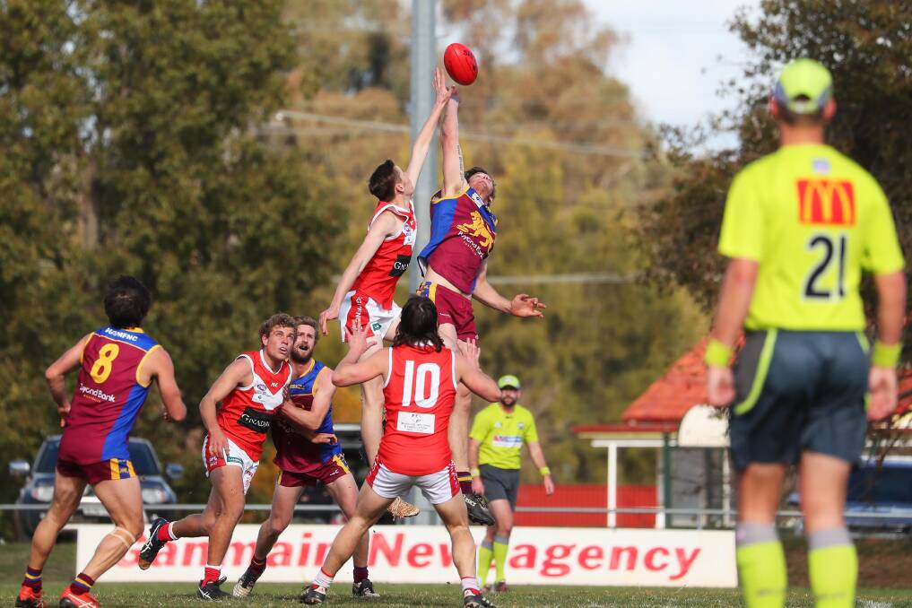 AFL officials say the health of country football is reliant on a salary cap and a tightening player points system to keep clubs viable. Picture: Emma Hillier