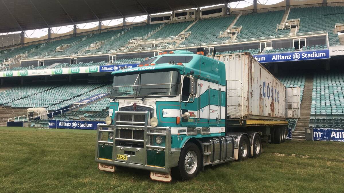 RESOURCEFUL: Wagga Rugby League sent three trucks to Sydney this week to salvage seats from the demolition of Allianz Stadium, for use in the development of facilities in Wagga. 
