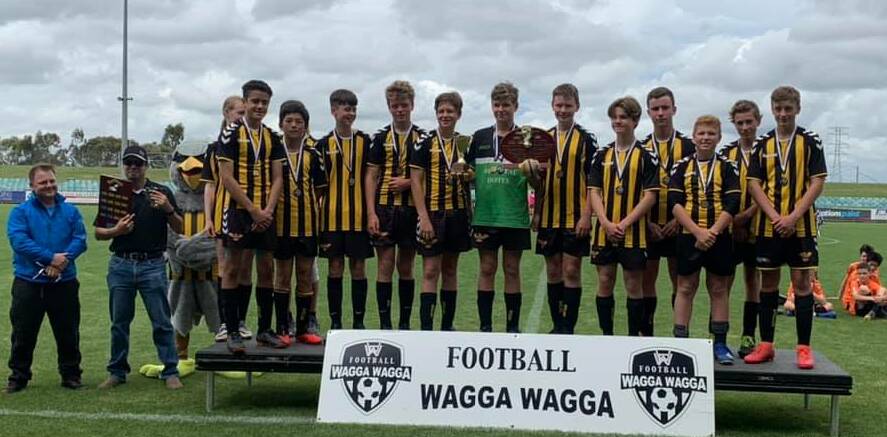 Tumut Black overcame Wagga United Swifts in the under 14s grand final.
