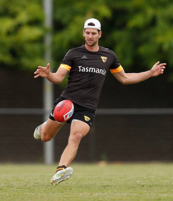 LONG-TERM HAWK: Temora's Luke Breust will remain at Hawthorn for at least three more seasons after re-signing until the end of 2023. Picture: Getty Images