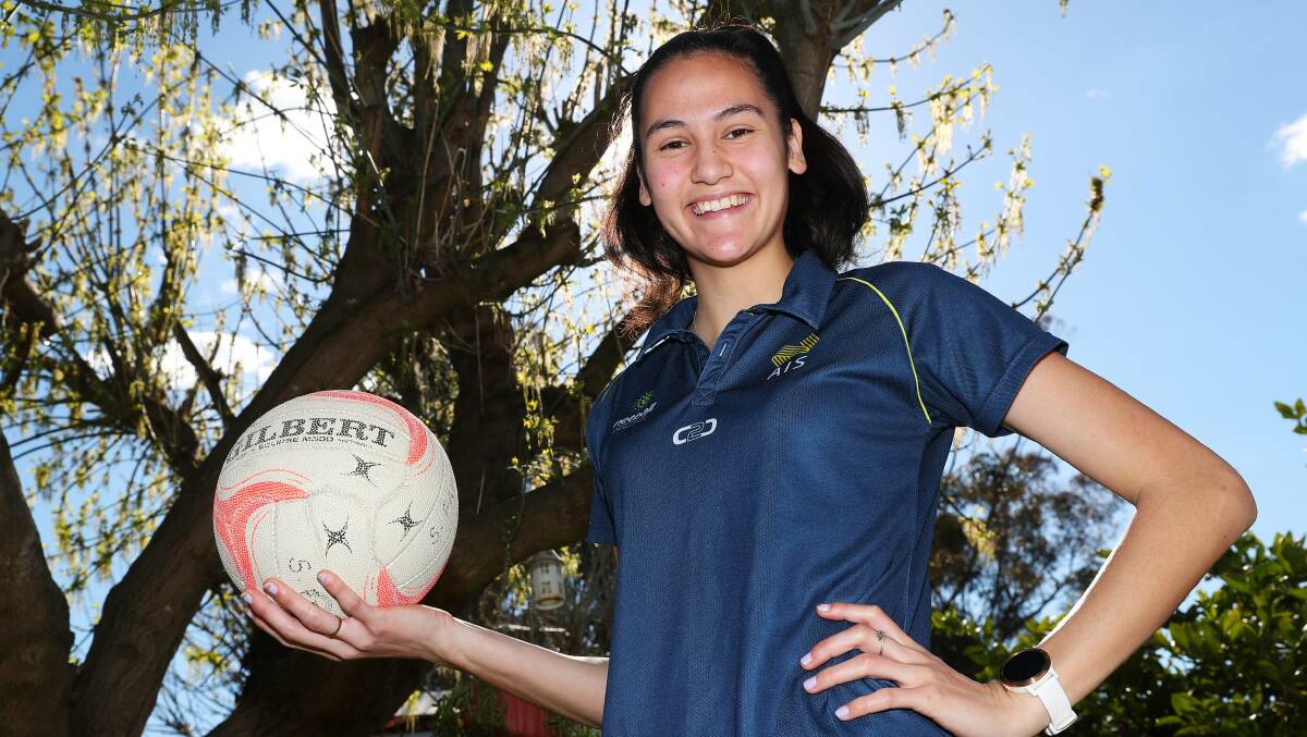 CHAMPIONSHIP TIME: Sophie Fawns at home in Wagga last spring, after being included in an Australian under 19 squad. In April she'll represent NSW as Nationals return post-COVID.