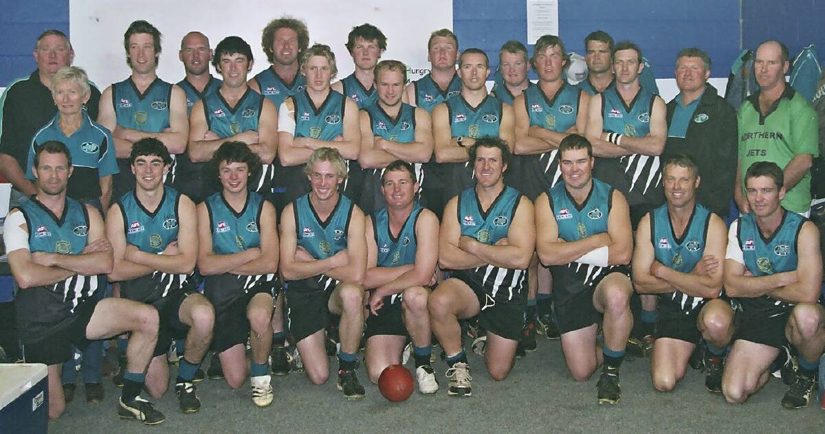 The Northern Jets' premiership winners of 2007 before embarking on the challenge against a gallant Collingullie-Ashmont-Kapooka. 