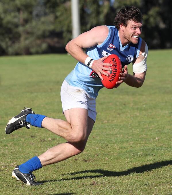 Former coach Will Overs comes in for his fourth game for Barellan this year, against North Wagga. The Two Blues have been hard hit by injuries and have had to forfeit reserve grade.