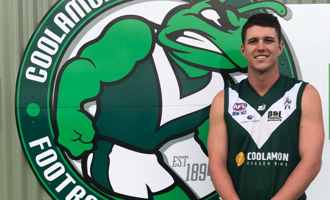 Barrett is Coolamon's marquee signing for this season.