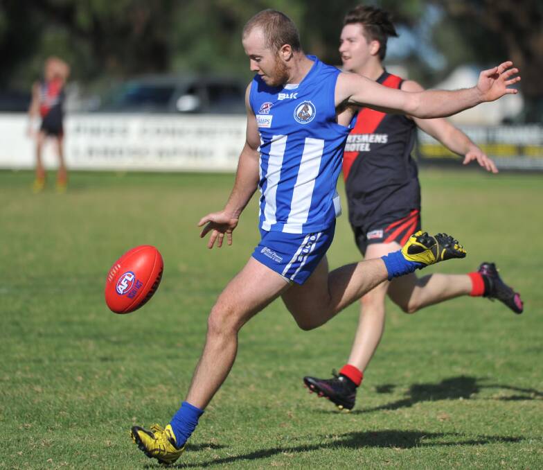 HOMECOMING: Jason Reid will be back in Temora colours next year after three seasons at Marrar, including the last two premierships. 