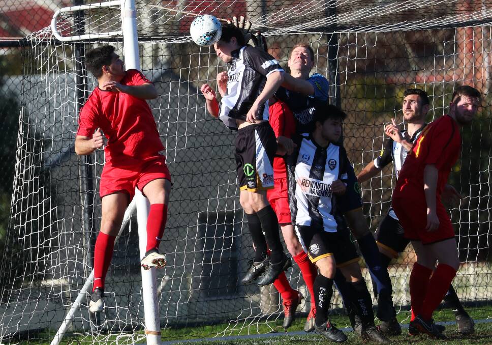 The Wanderers in action in Canberra's NPL Two competition this year. Picture: Emma Hillier