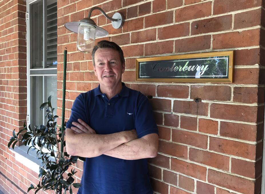 LOVE OF THE GAME: Greg Brentnall at home in Wagga this week. A premiership player with Canterbury, he was part of two iconic moments in rugby league history in 1980. Picture: Peter Doherty