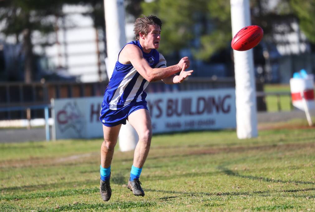 REWARDED: Temora midfielder Rob Krause's consistency in a tough 2021 was recognised when he was named Kangaroos' best-and-fairest.