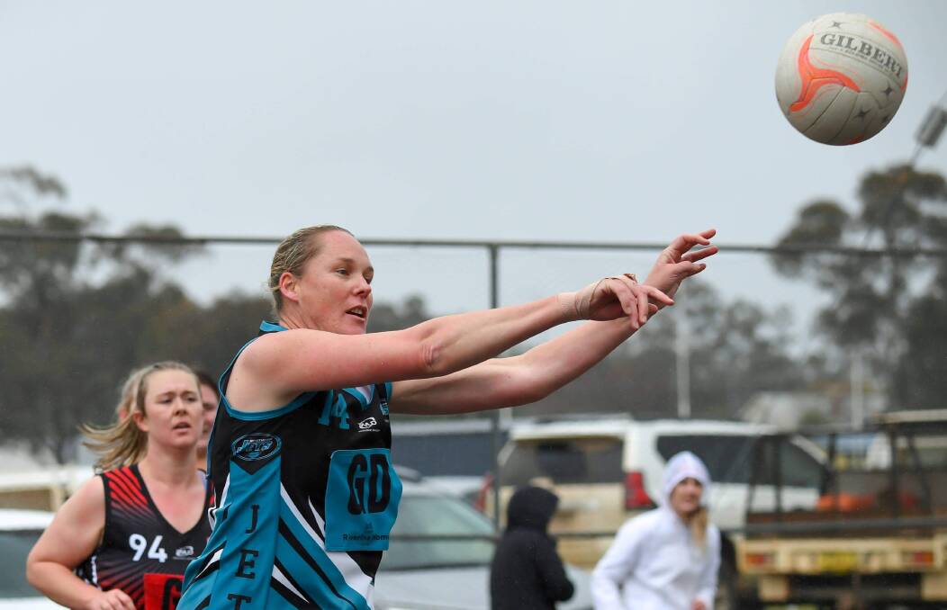 STAR DEFENDER: Caroline O'Brien will play her 200th game with the Northern Jets this weekend, a career that has included multiple league medals and premierships.