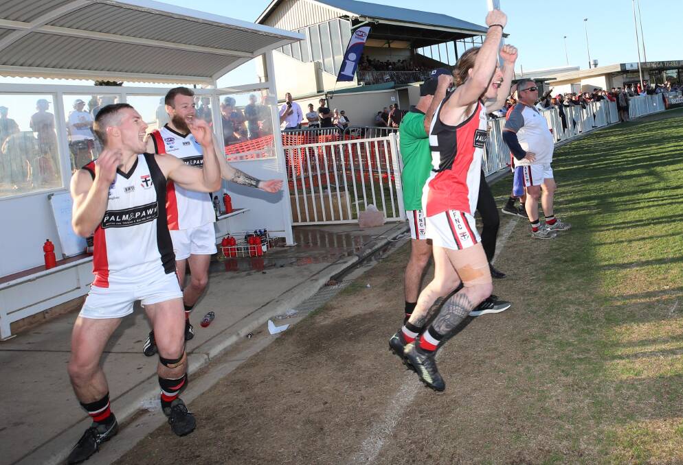 DA photographer Les Smith captures the action and emotion of North Wagga's win. 