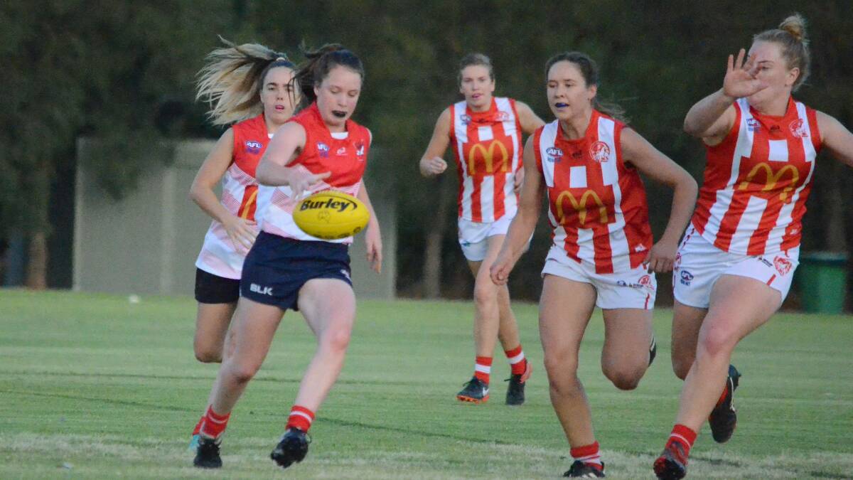 RESCHEDULED: Griffith and CSU were due to meet in the grand final of the AFL Southern NSW Womens competition on Friday night. 