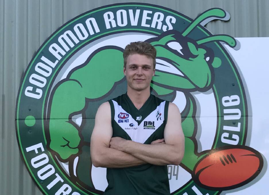 READY TO ROLL: Jerry Maslin is excited about his return to football next season, deciding to play alongside brother-in-law Jake Barrett at Coolamon. 