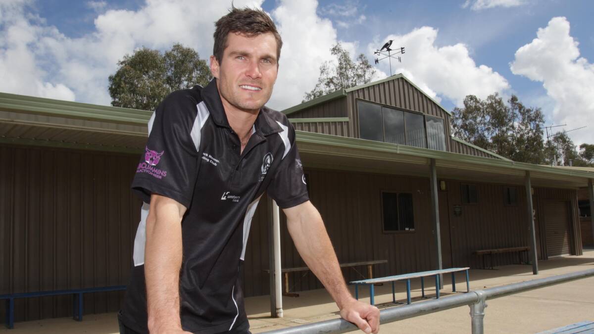 BIG FISH: Magpies coach Tom Yates is one of The Rock-Yerong Creek senior football identities set to ride the slide at the club's big freeze on Sunday. 