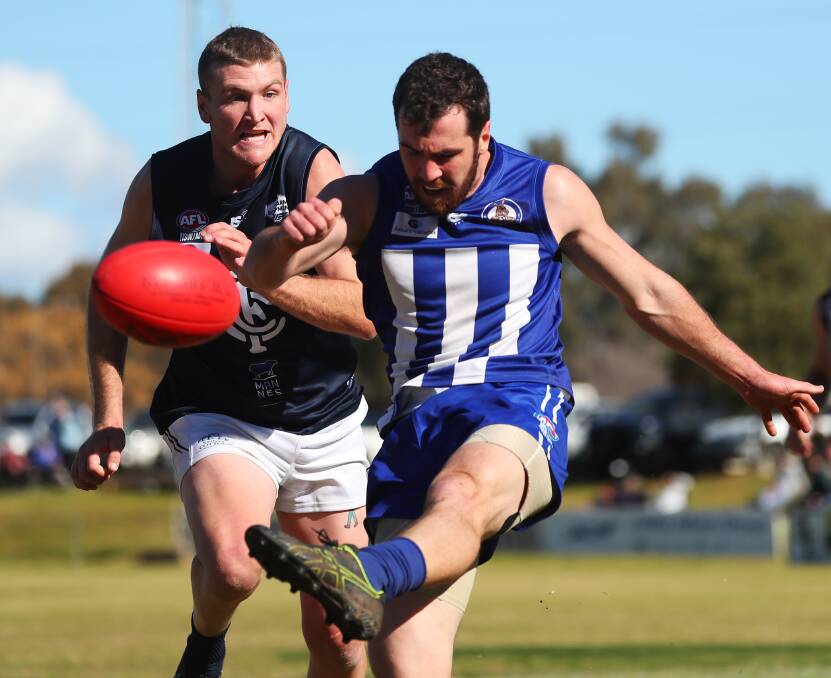 Kieran Shea was valuable across half-back and also went through the middle in his time at Temora. He had a season with Mangoplah-CUE in 2020. 