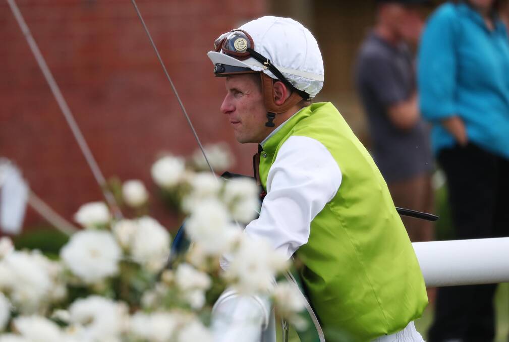 Nick Heywood after his winner at Wagga last Friday. Picture: Emma Hillier