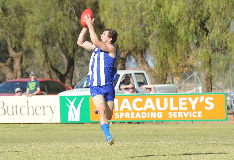 FOUR GOALS: Matt Wallis finishes the home-and-away season with 63 goals.