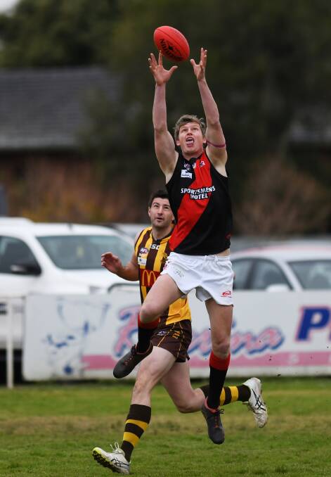 BIG ADDITION: Nic Cooper playing for Marrar against East Wagga Kooringal in the 2019 season. 