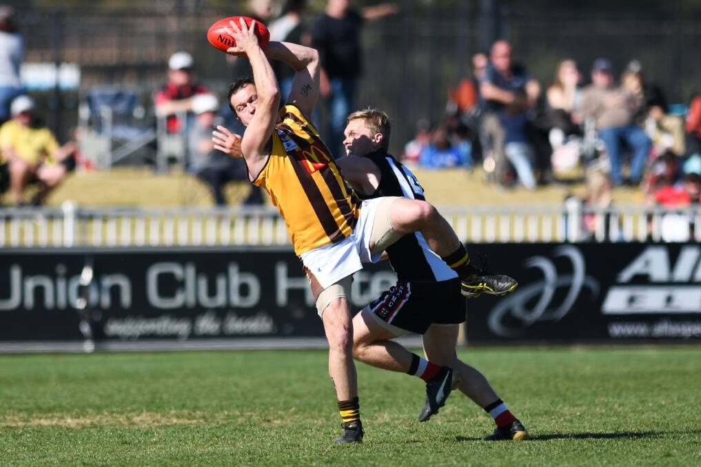 The Hawks were able to find Chris Ladhams in one-on-one contests in the semi-final and he delivered four goals 