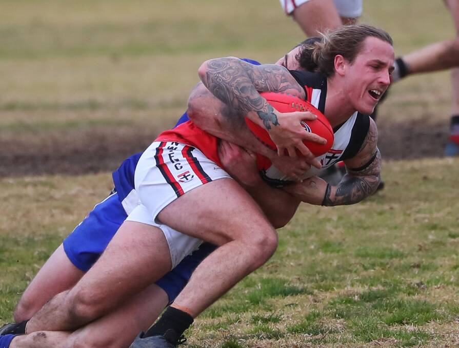 ON THE MOVE: North Wagga midfielder Jake May is set to leave for work opportunities next year. 