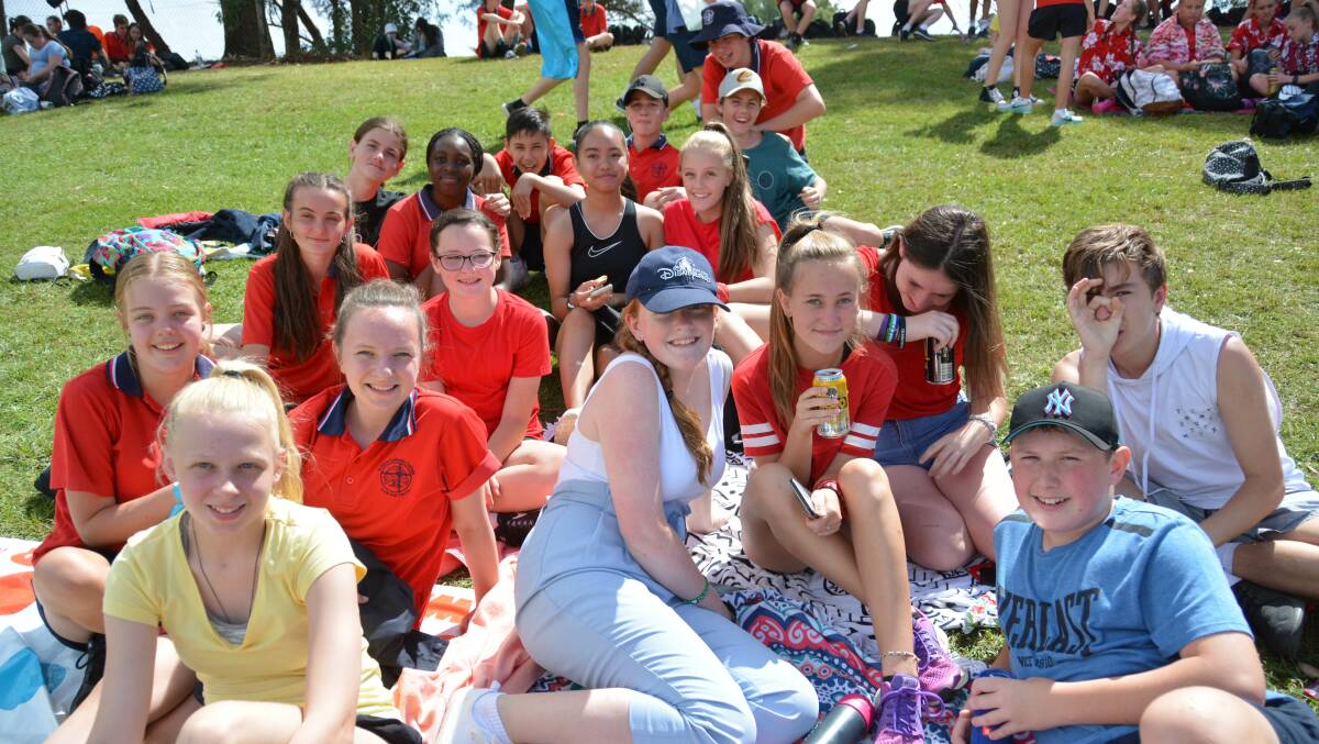 CARNIVAL ATMOSPHERE: Enthusiastic participation, a host of records and a thrilling finish kept all entertained at Kildare Catholic College's athletics carnival. Picture: KCC
