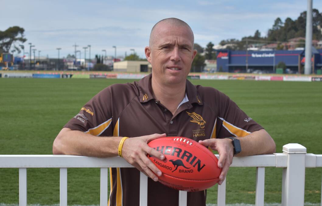 HAPPY TO BE BACK: EWK coach Matt Hard is rapt to be involved in a premiership decider again. And this one has an extra personal element. Picture: Courtney Rees