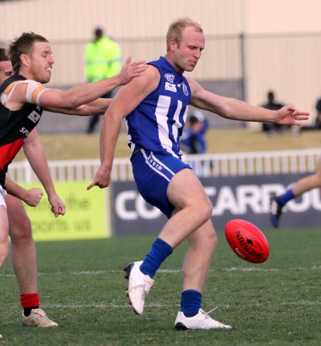 TIME'S UP: After seven years at Temora, key defender Charlie Vallance will return home to Victoria next year. Picture: Les Smith