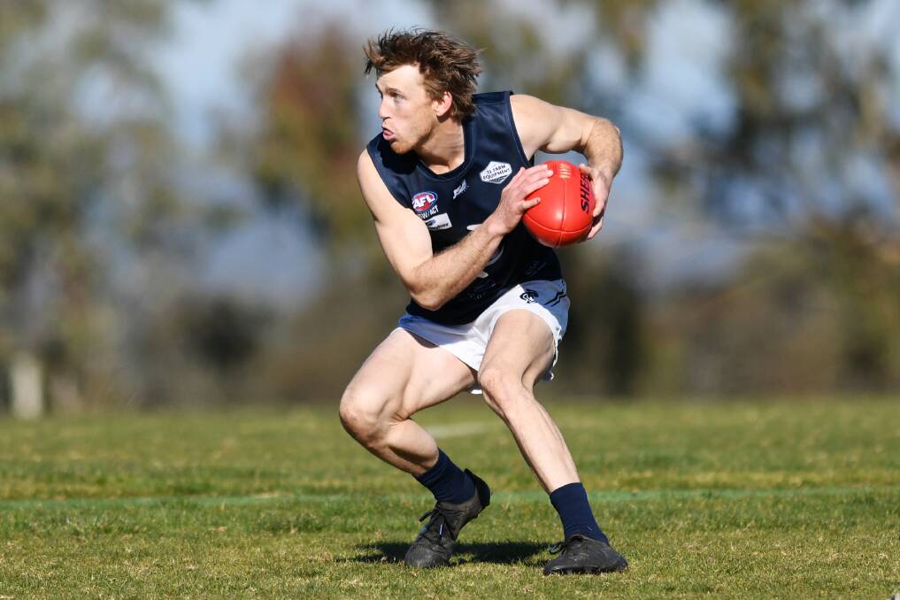 IMPORTANT INCLUSION: The return of Tom Groves will be valuable for the Blues at Temora on Saturday. 