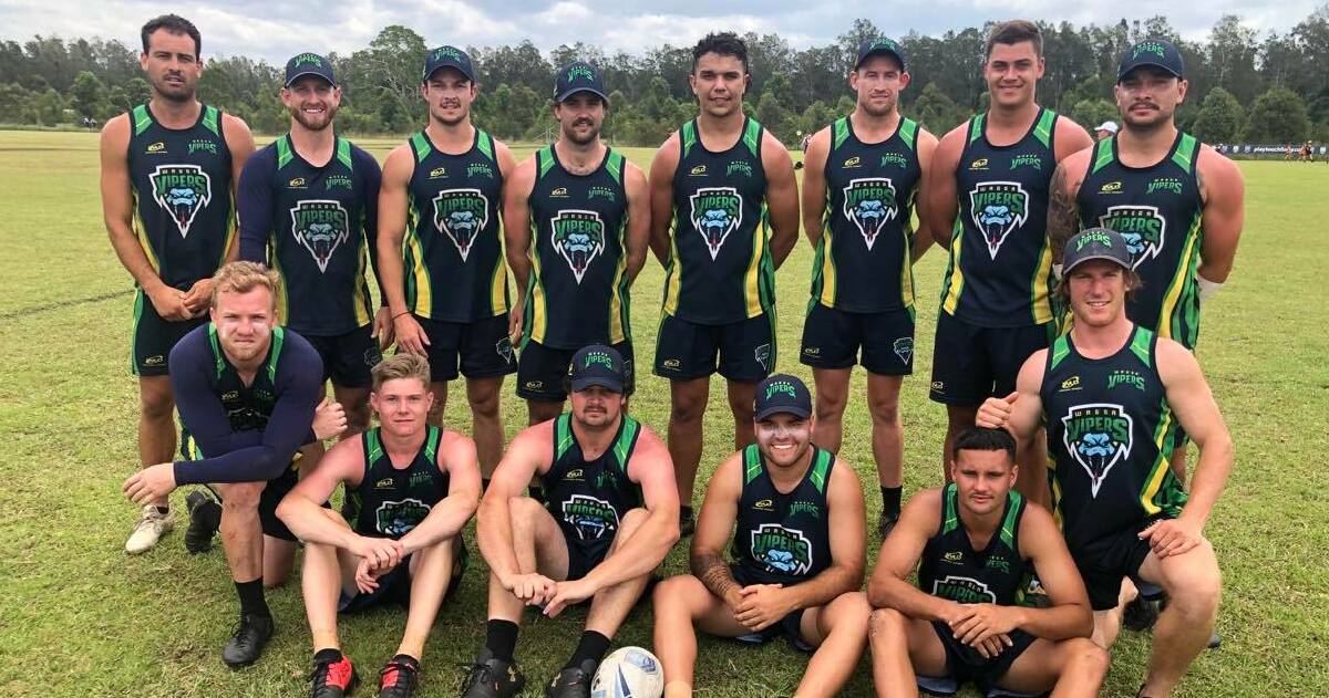 BIG EFFORT: Wagga Vipers open mens team reached the semi-finals of the State Cup. 