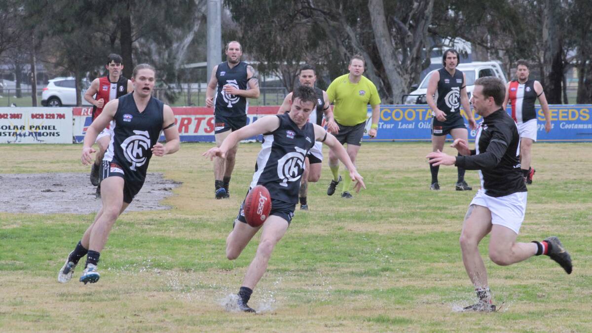 Cootamundra in action against Ainslie this year, in the lower tiers of the AFL Canberra competition in which they've played for 18 years. Picture: Kelly Manwaring
