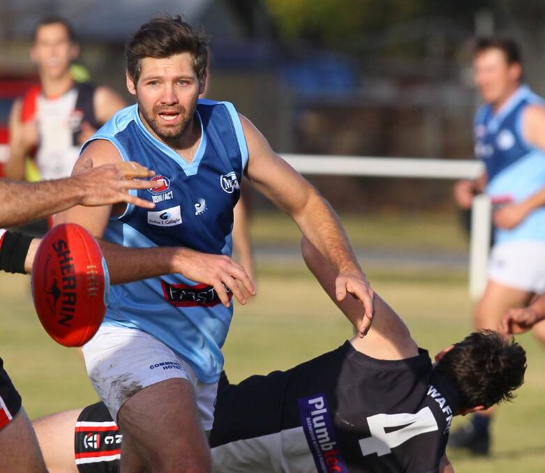 Five years after he first came out to Barellan, James McCabe booted his team to victory in the final seconds against The Rock Yerong Creek. 
