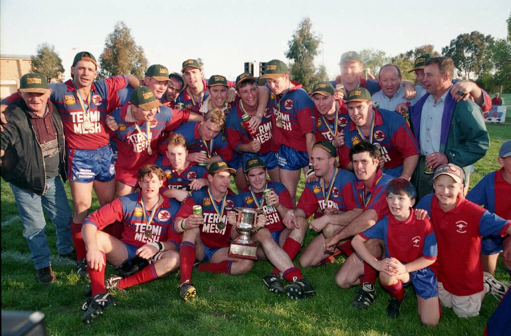 MISSION ACCOMPLISHED: The 1999 premiership was the completion of a three-year-plan by Steve MacDonald's Kangaroos. And the start of a three-year dominance.