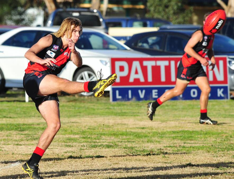 BIG CHANCE: Teenage full-back Adam Whyte departs Marrar for a shot at the Ovens and Murray League with North Albury. 