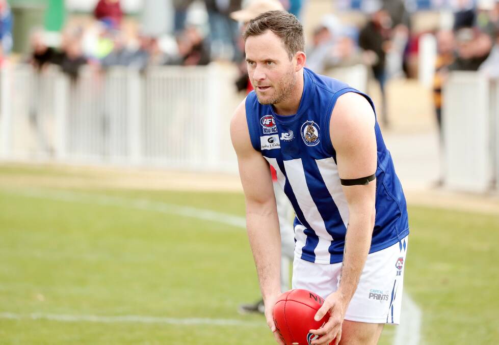 ANKLE INJURY: Temora coach Jake Wooden is every chance of missing Saturday's preliminary final at Robertson Oval after a training setback this week. 