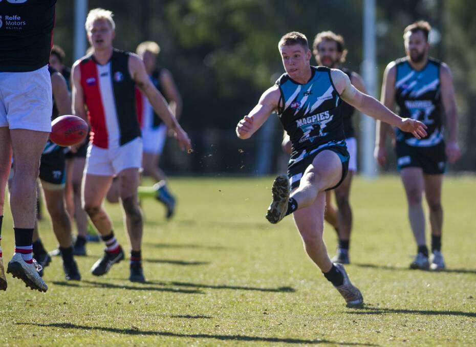 IMPRESSED: Former club junior Jack Harper (pictured playing in Canberra) pleased the Jets with his first appearance. 