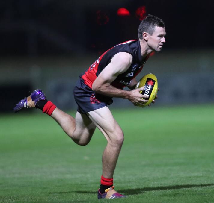 DISAPPOINTMENT: Marrar forward John Hoey was unable to get through training on Thursday night and will miss the grand final against North Wagga. 