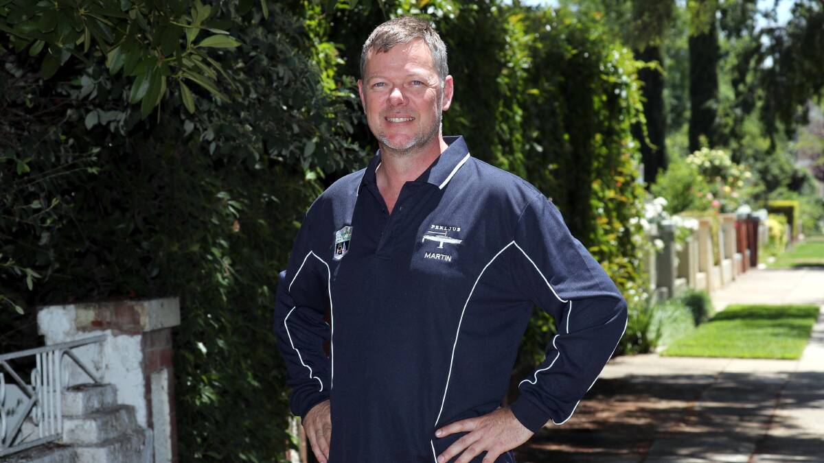 CHALLENGE OF A LIFETIME: Sailor Martin Gregory in Wagga this week before heading off to tackle the Sydney to Hobart yacht race. Picture: Les Smith